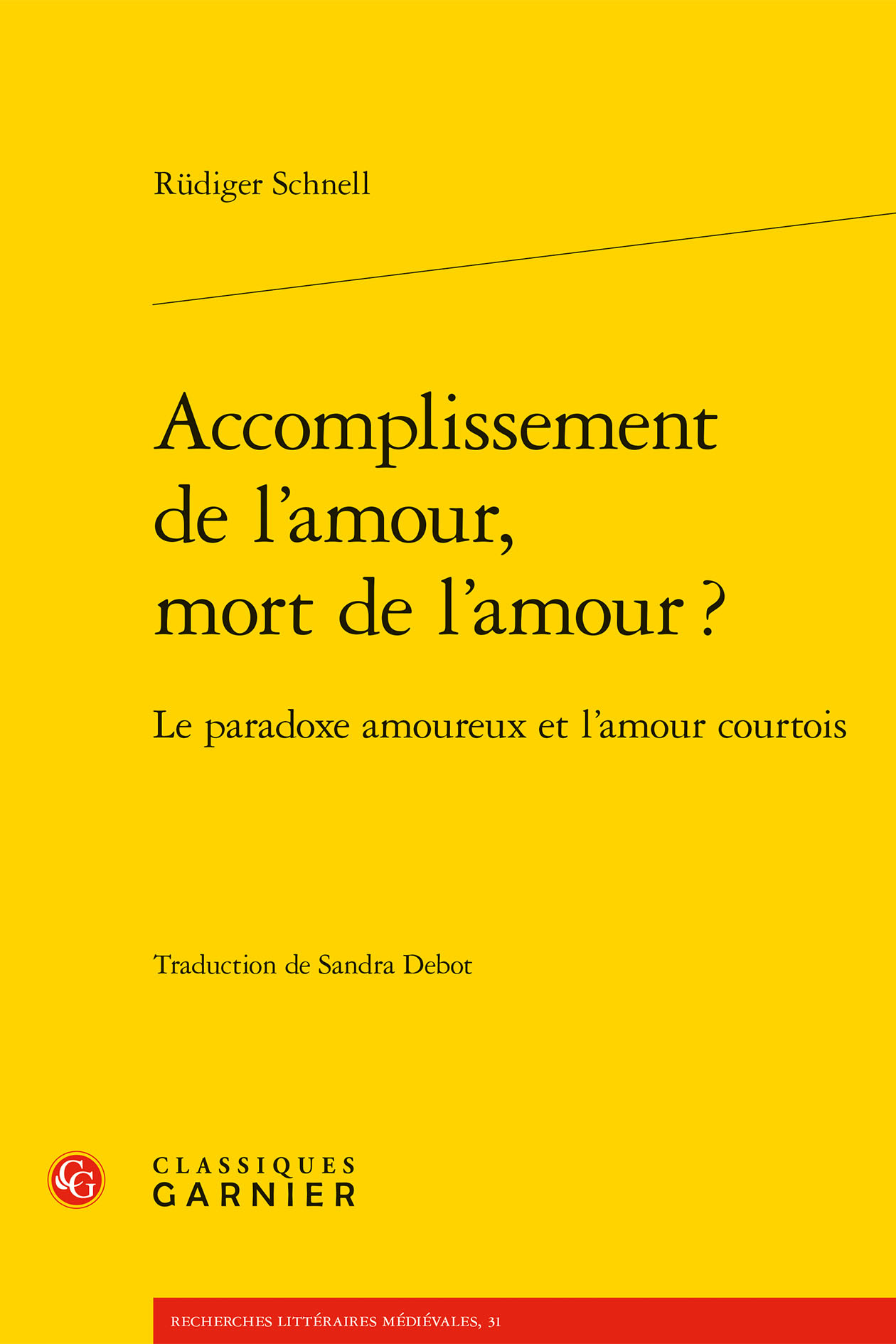 Accomplissement de l'amour, mort de l'amour ?