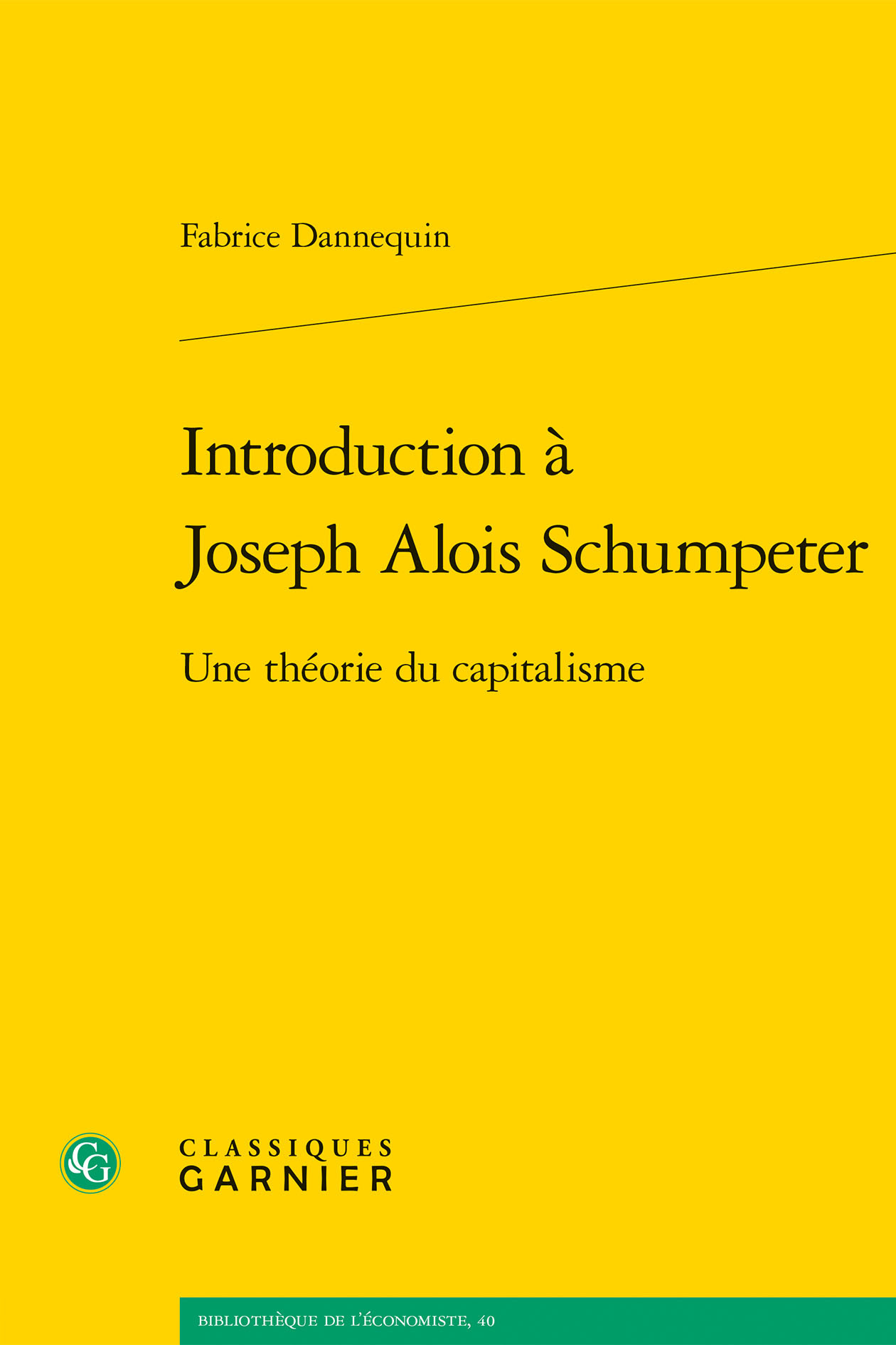 Introduction à Joseph Alois Schumpeter