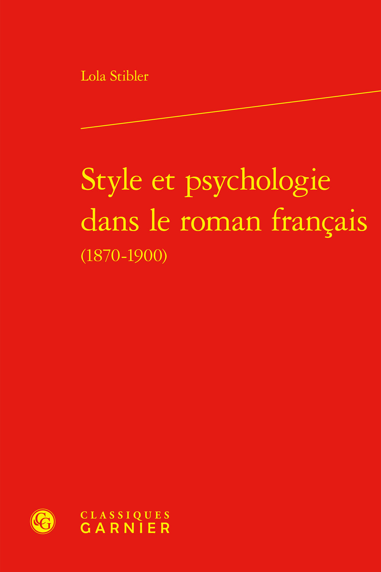 Style et psychologie dans le roman français