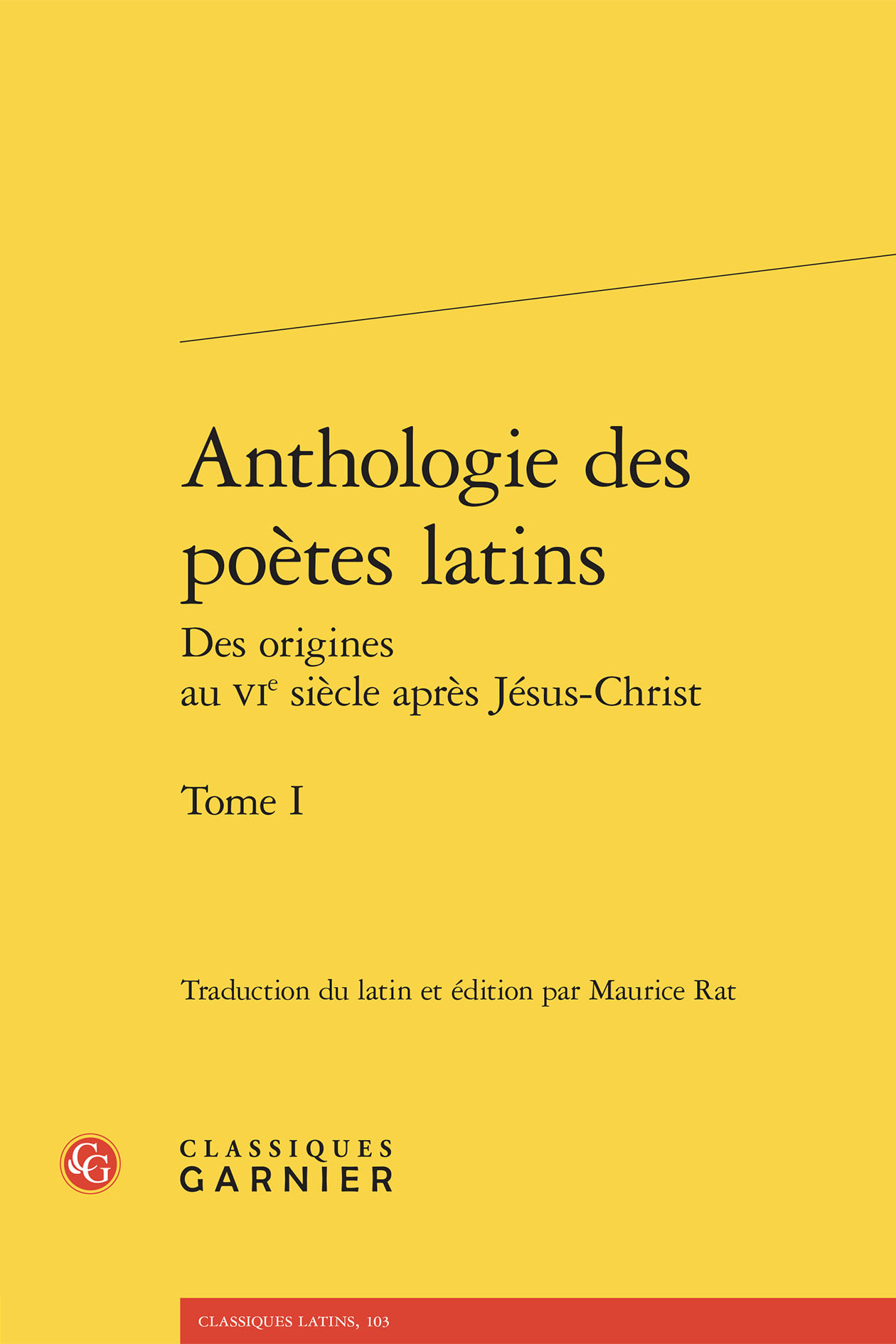 Anthologie des poètes latins