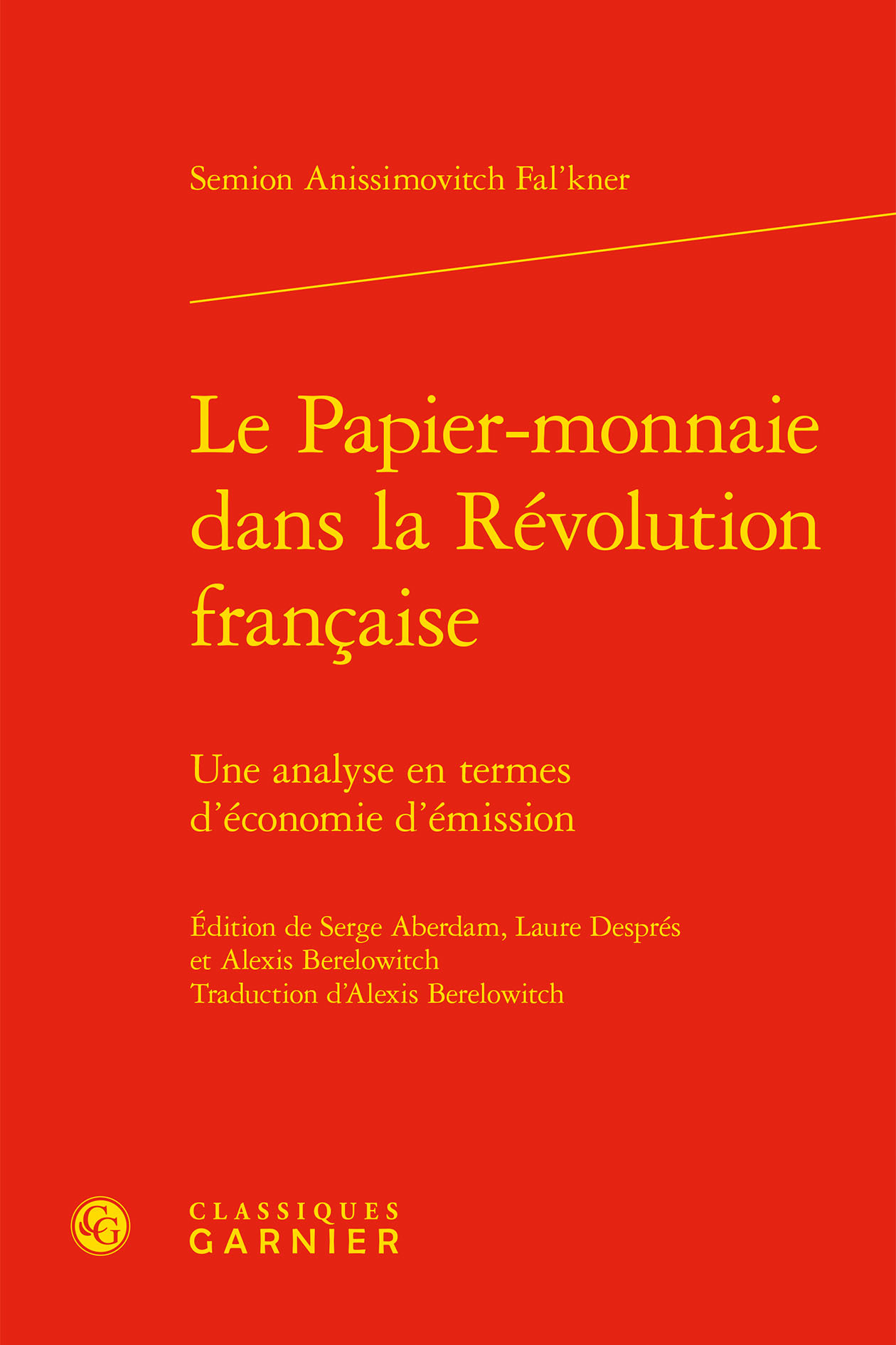 Le Papier-monnaie dans la Révolution française