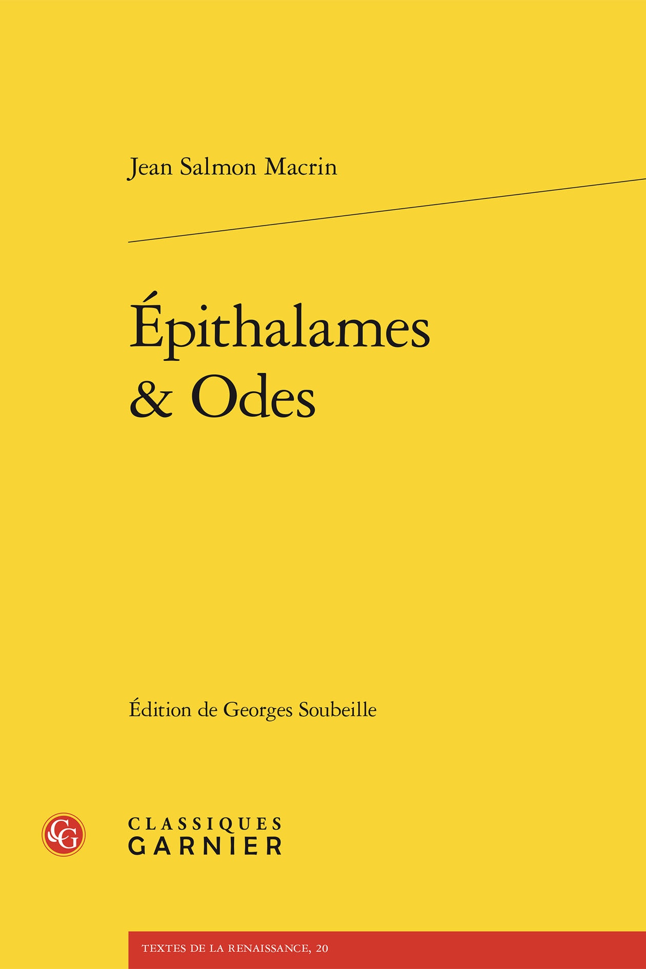 Épithalames et Odes