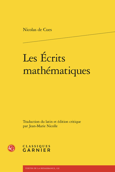 Les ecrits mathématiques