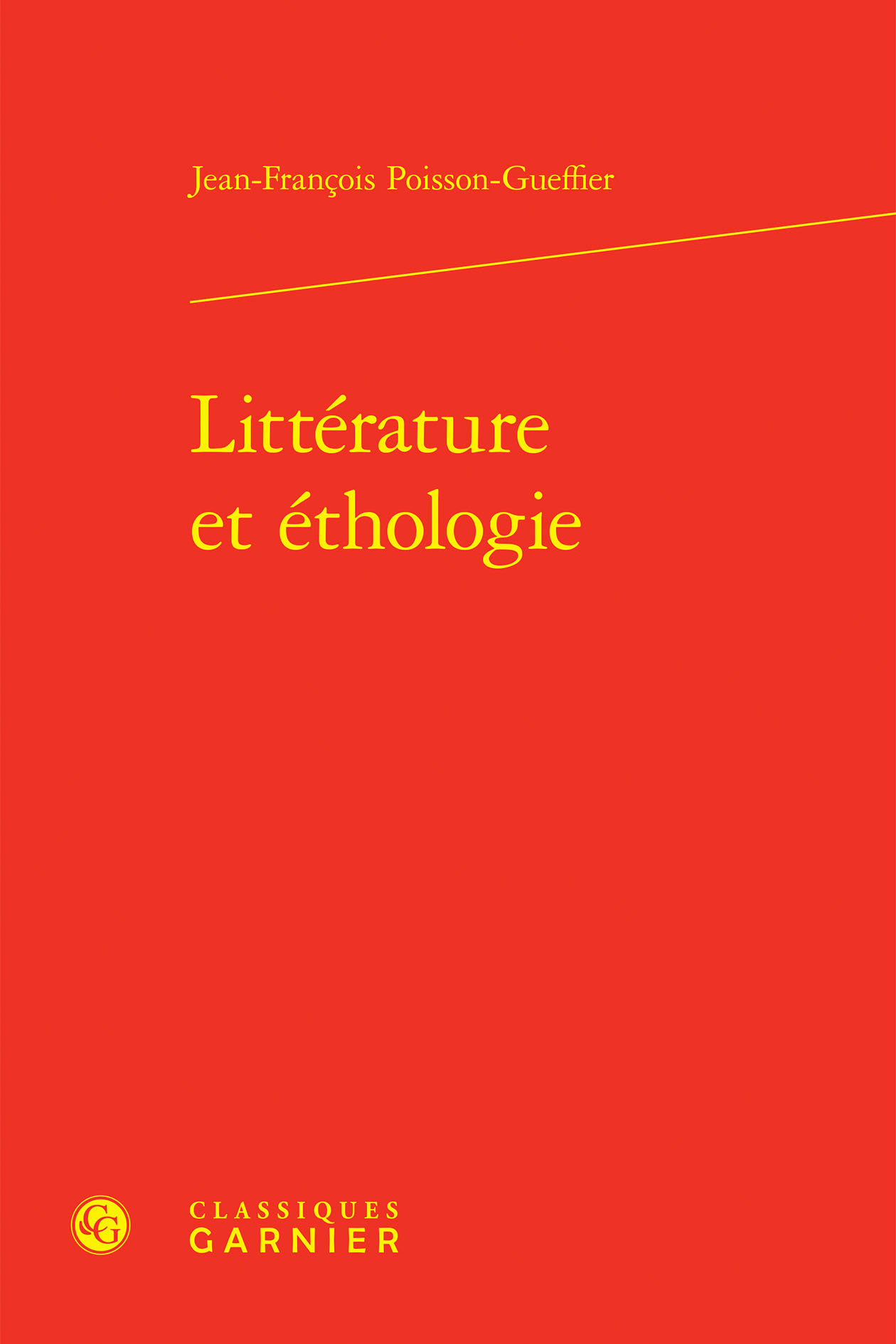 Littérature et éthologie