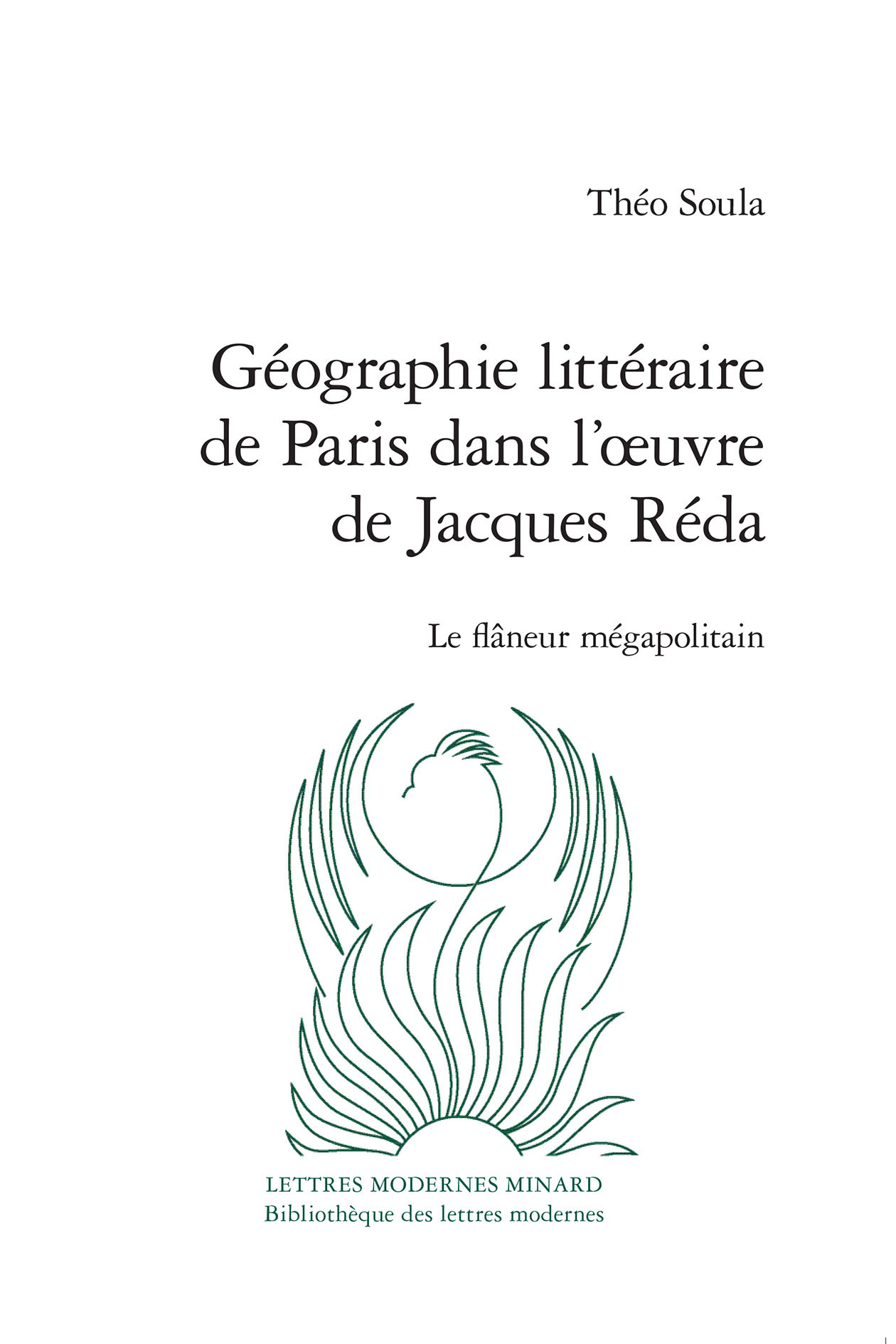 Géographie littéraire de Paris dans l'oeuvre de Jacques Réda