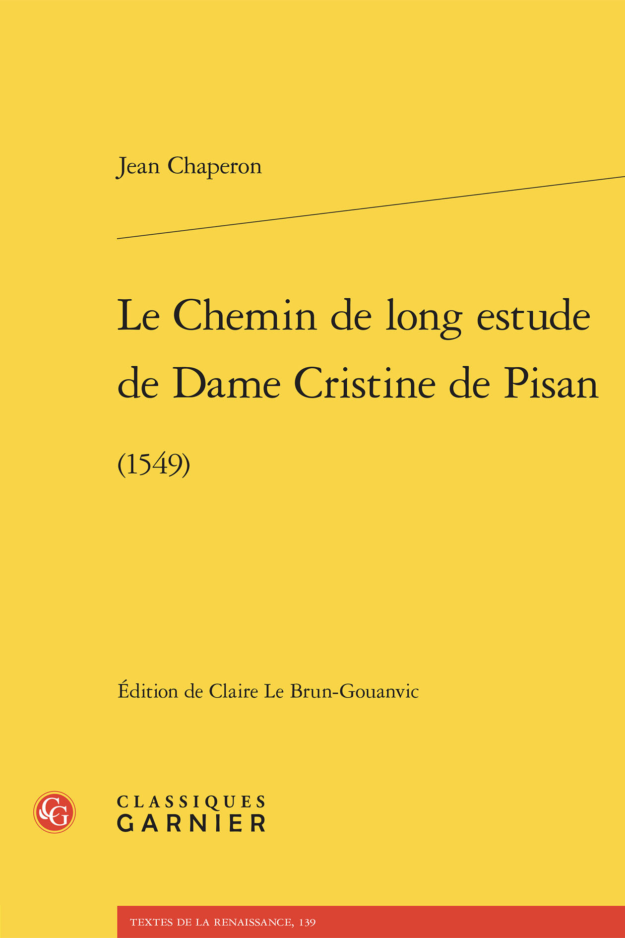 Le Chemin de long estude de Dame Cristine de Pisan