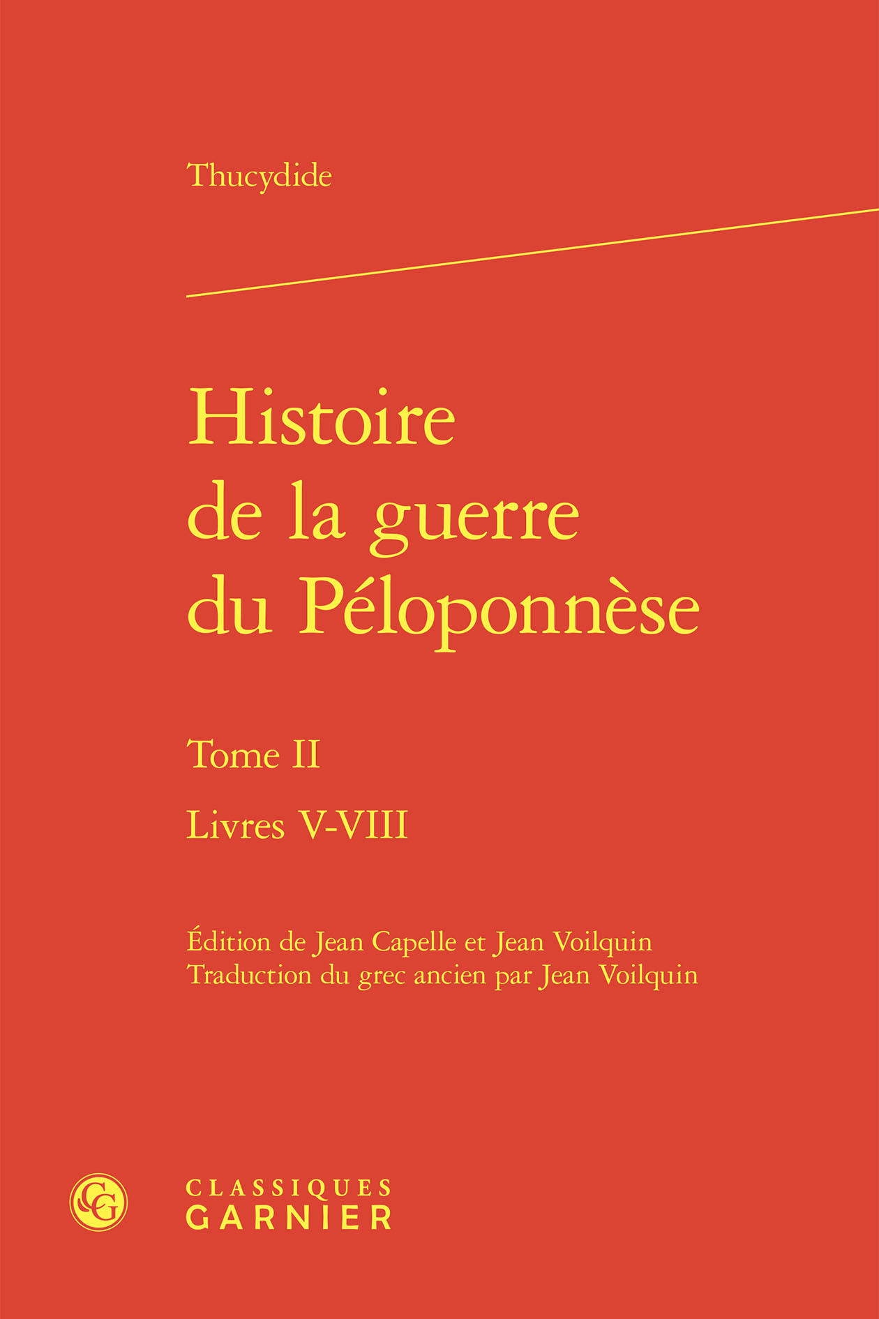 Histoire de la guerre du Péloponnèse