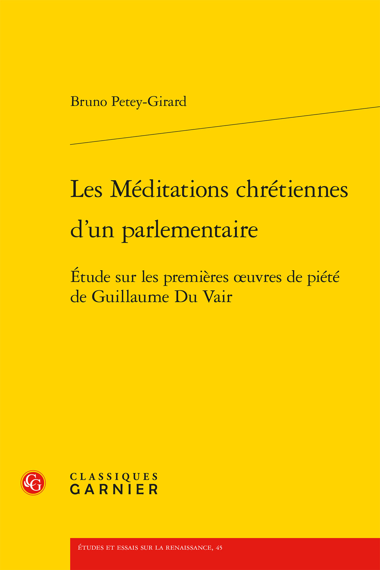 Les Méditations chrétiennes d'un parlementaire