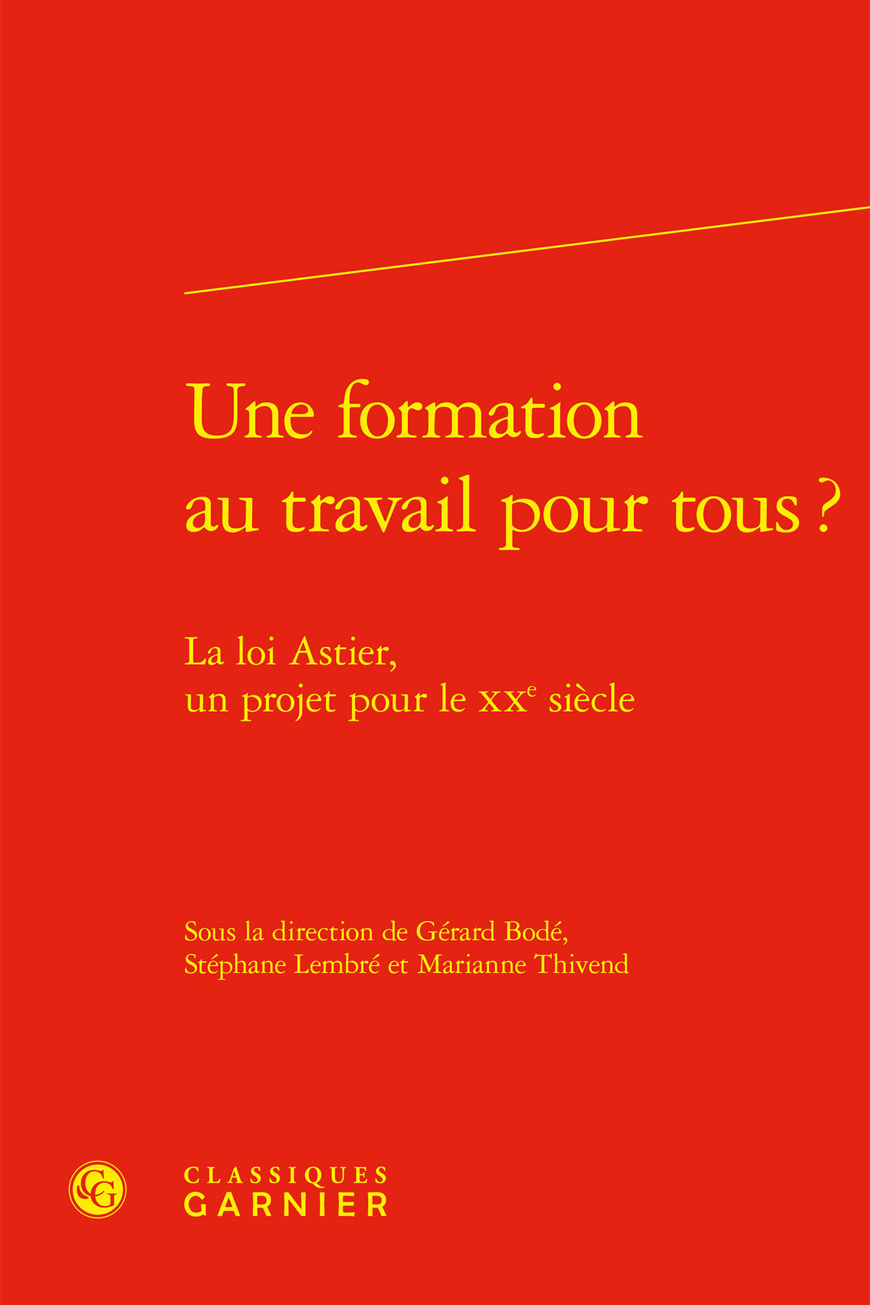 Une formation au travail pour tous ?