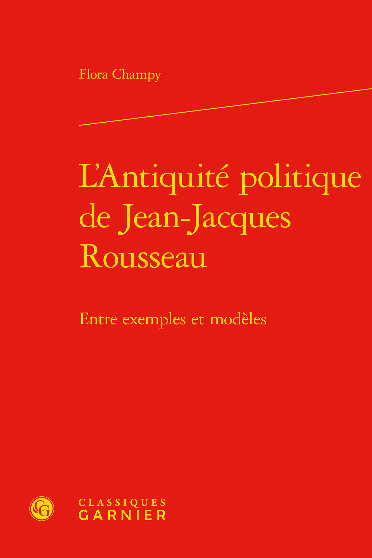 L'Antiquité politique de Jean-Jacques Rousseau