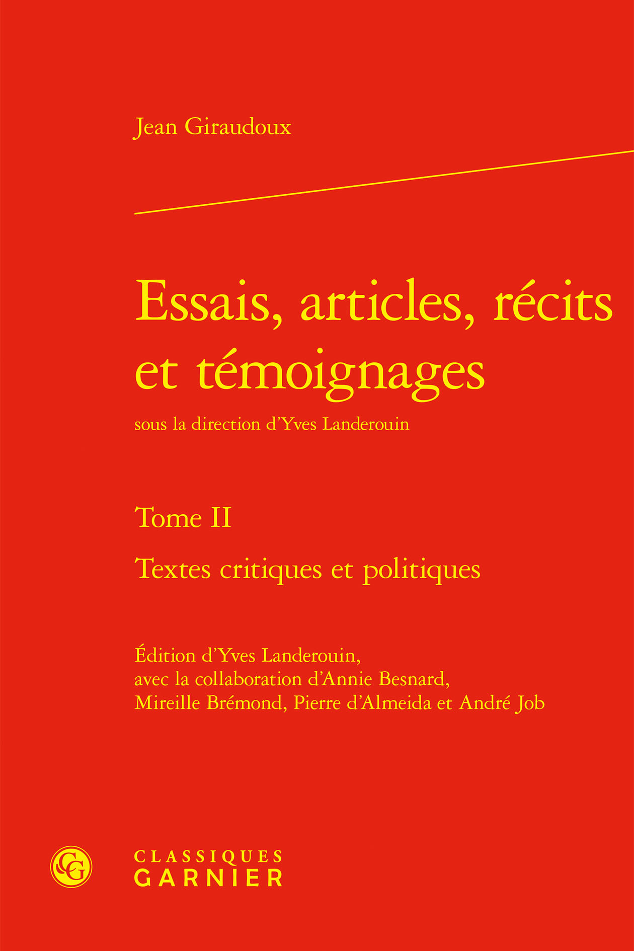 Essais, articles, récits et témoignages