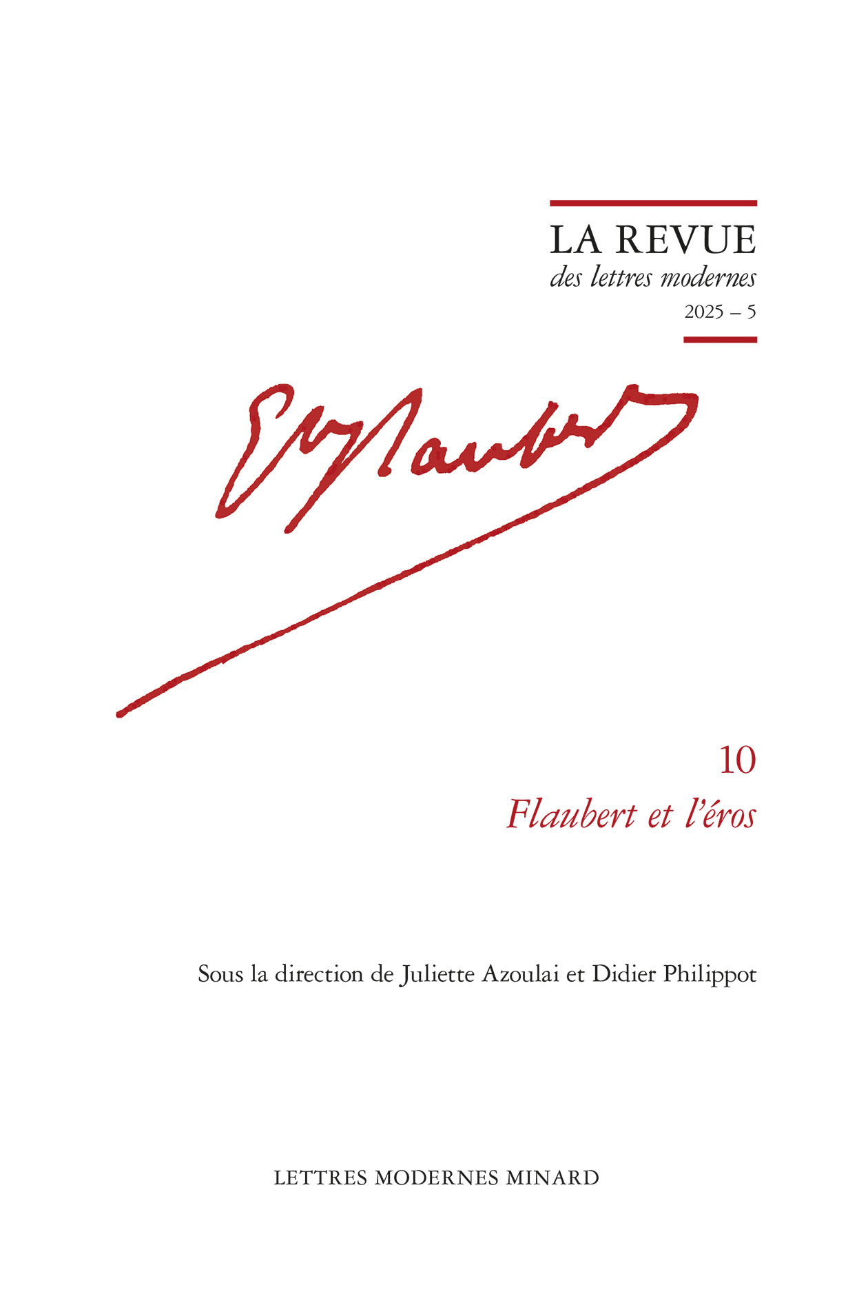 La Revue des lettres modernes