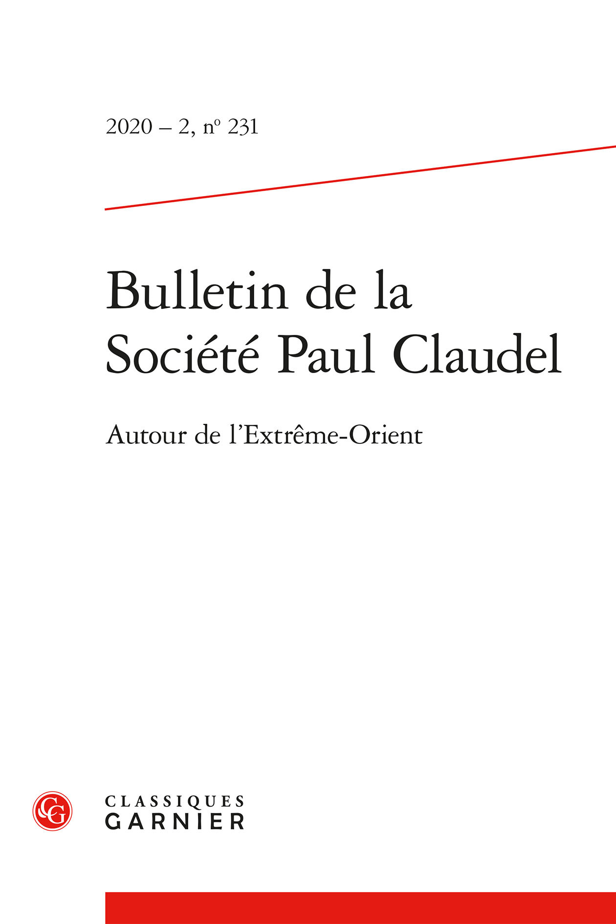 Bulletin de la Société Paul Claudel