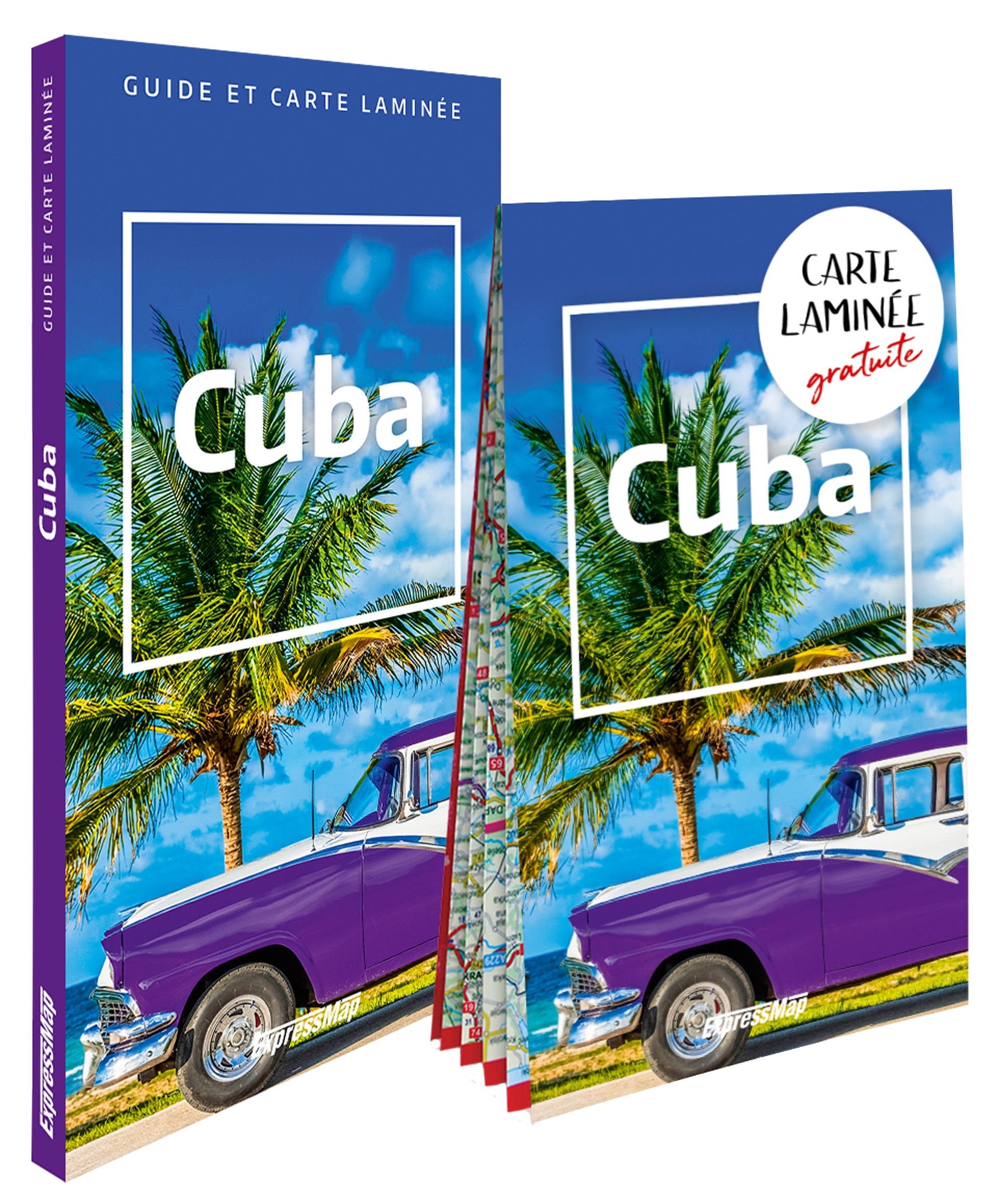 Cuba (guide et carte laminée)