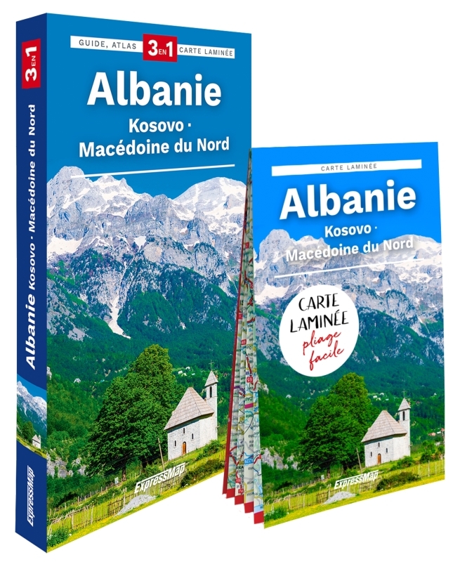 Albanie, Kosovo, Macédoine du Nord (guide 3en1)