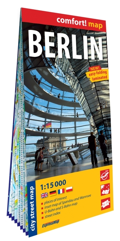 Berlin 1/15.000 (carte grand format laminée - plan de ville)