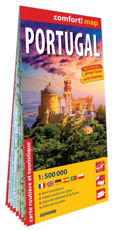 Portugal 1/500.000 (carte grand format laminée)