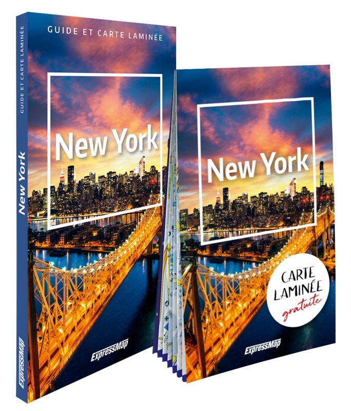 New York (guide et carte laminée)