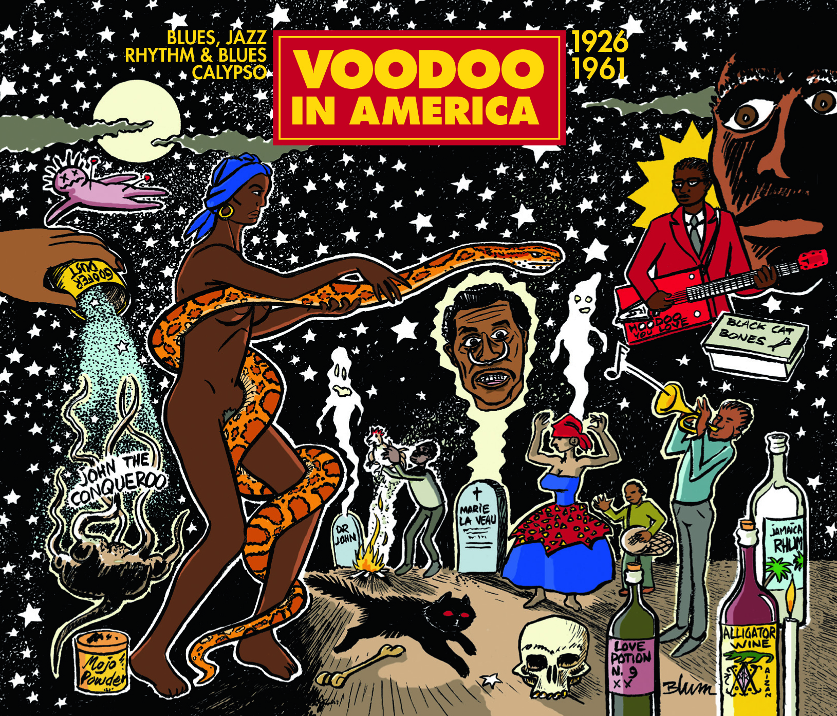 VOODOO IN AMERICA - BLUES, JAZZ, RHYTHM & BLUES, CALYPSO (1926-1961)