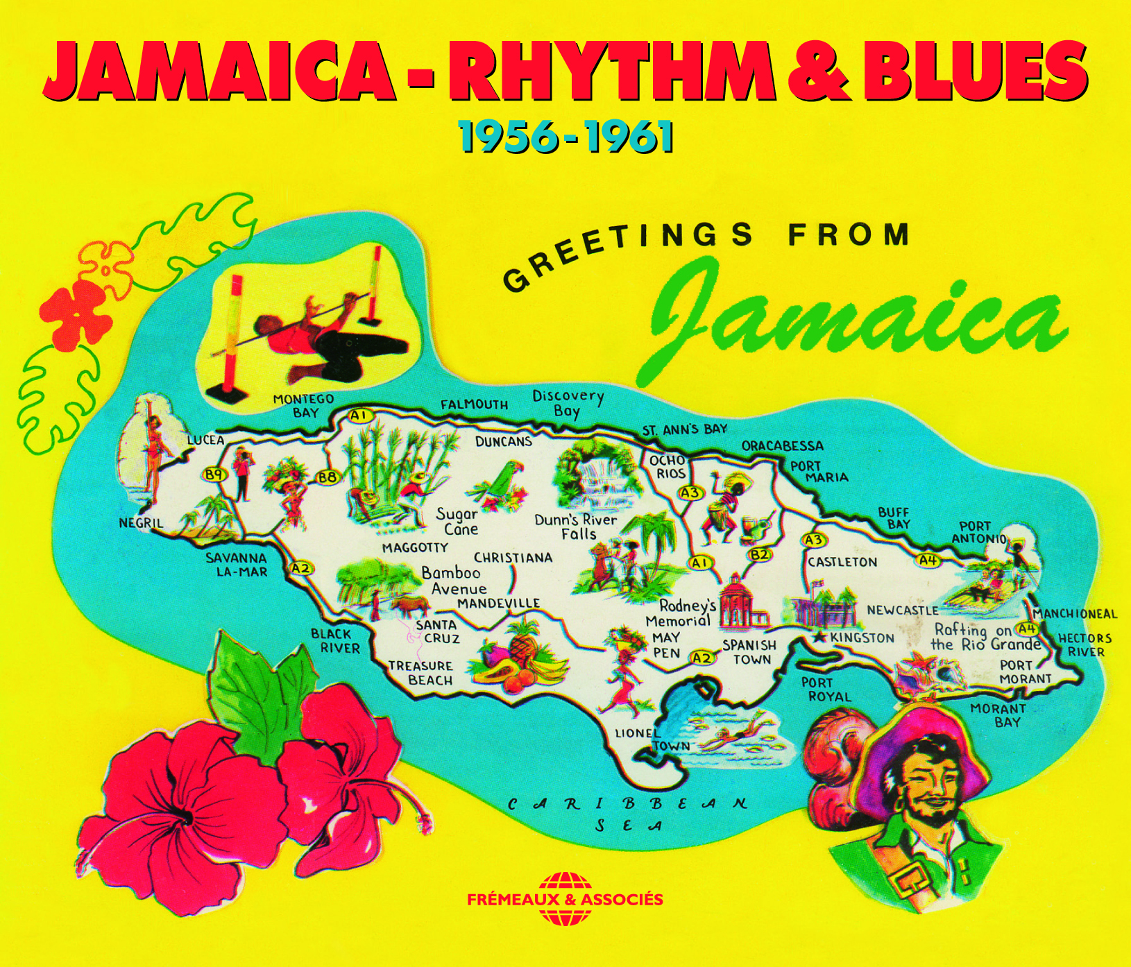 JAMAICA RHYTHM & BLUES 1956-1961 - 2 CD AUDIO THE ROOTS OF JAMAICAN SOUL