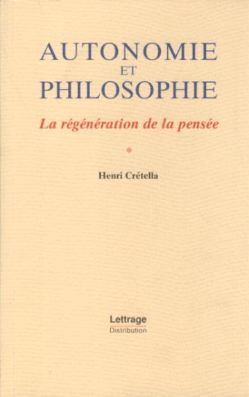 Autonomie et philosophie