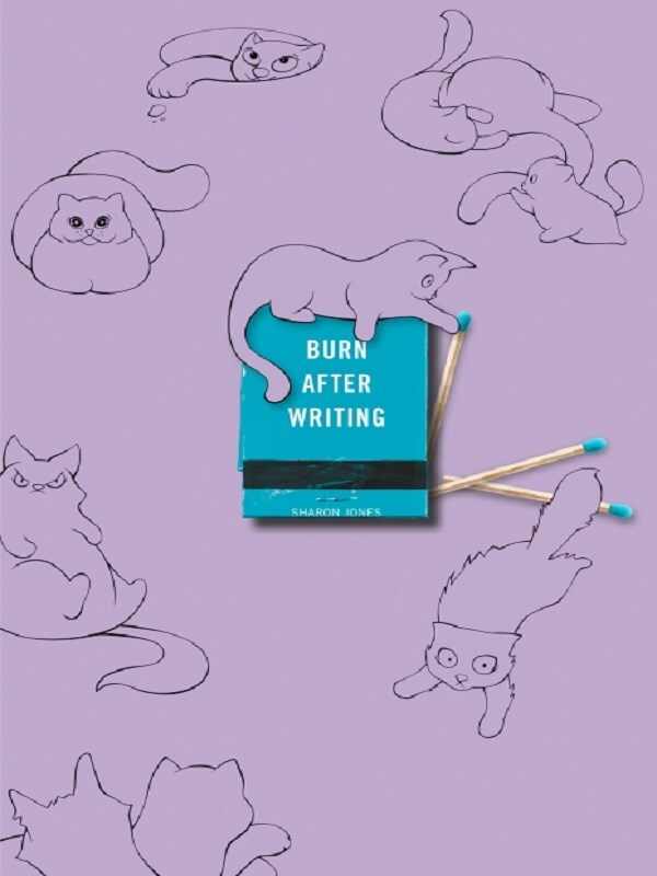 Burn After Writing (Purple With Cats)