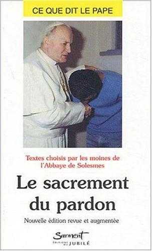 Le Sacrement du pardon, numéro 10