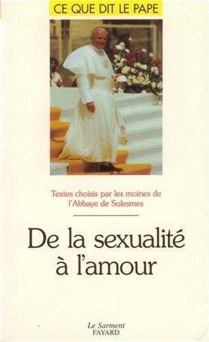 De la sexualité à l'amour
