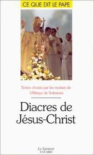 Diacres de Jésus-Christ, numéro 15