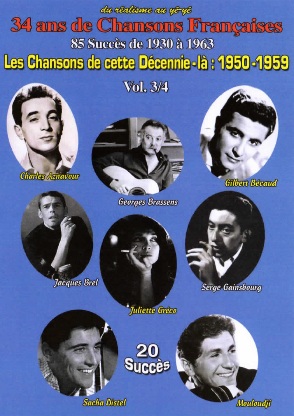 CHANSONS DE CETTE DECENNIE LA 1950-1959 V3 - DVD