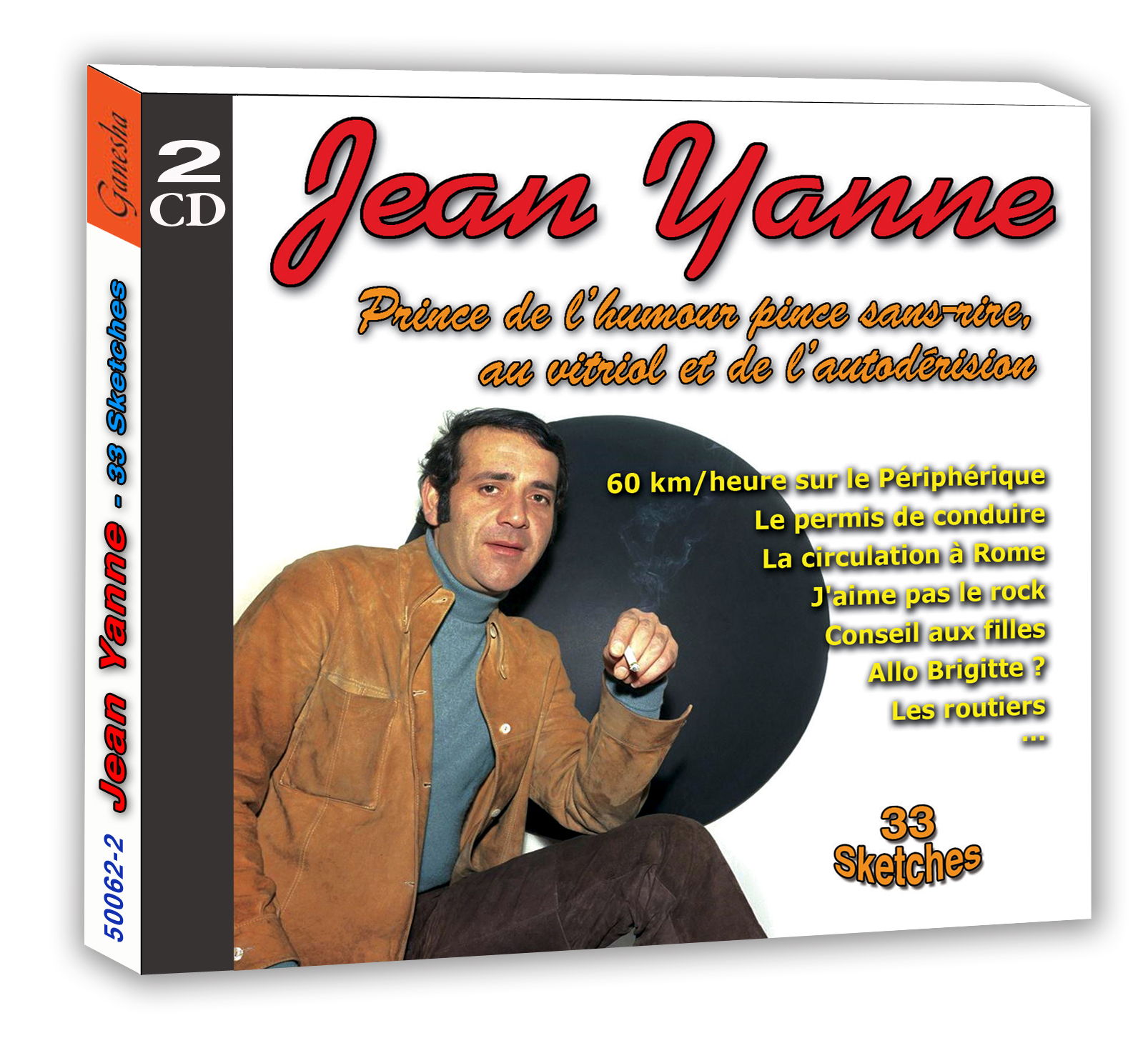 JEAN YANNE - 33 SKETCHES - 2 CD