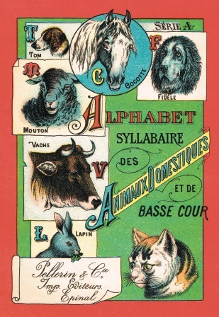 ALPHABET SYLLABAIRE ANIMAUX DOMESTIQUES ET DE BASSE COUR