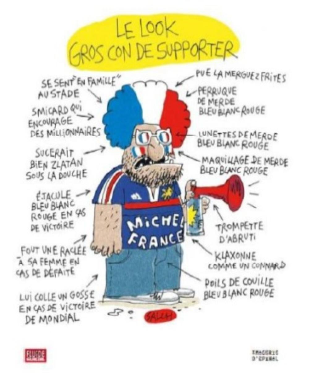 LE LOOK GROS CON DE SUPPORTER