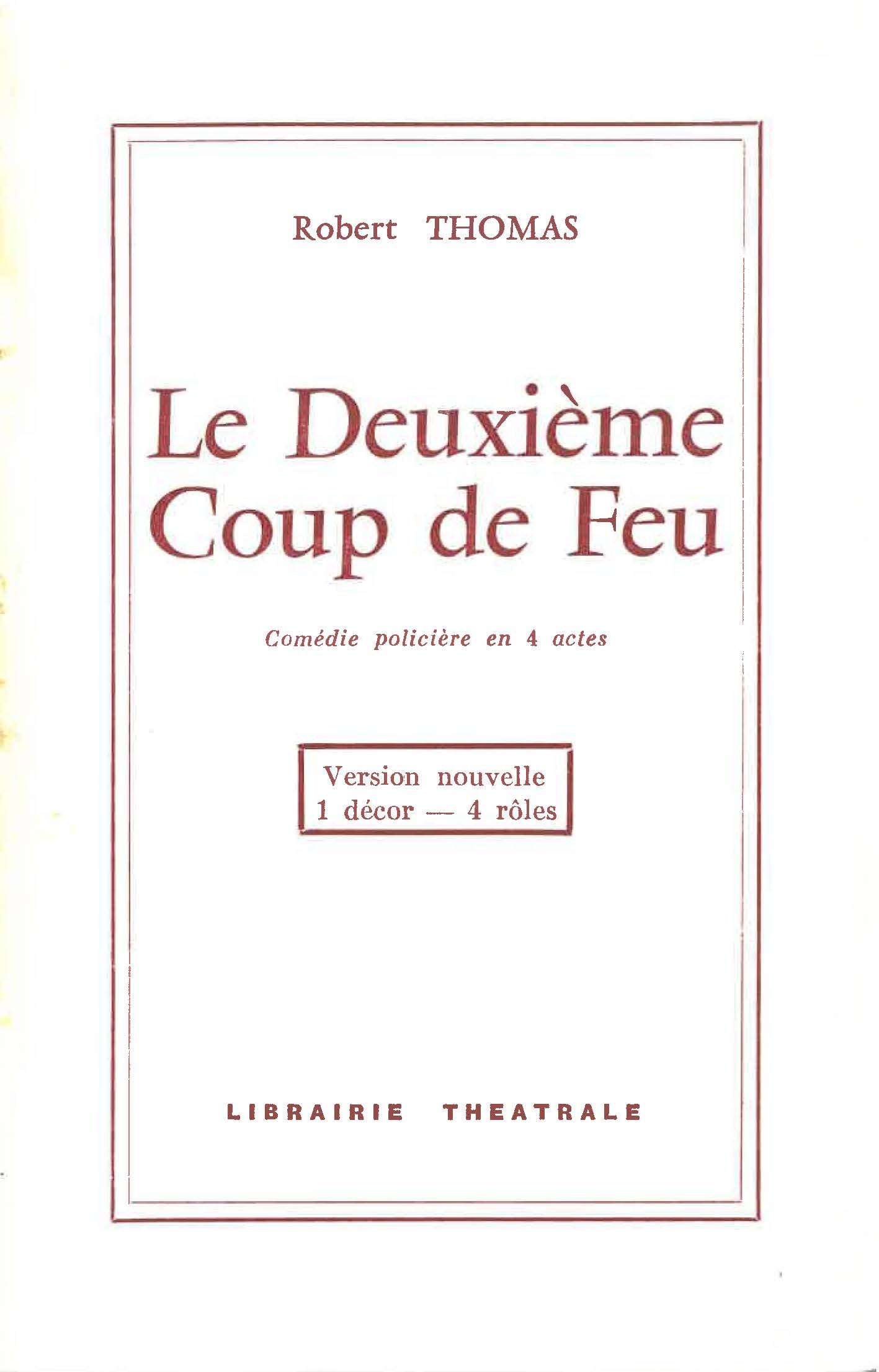 Le Deuxième Coup de feu