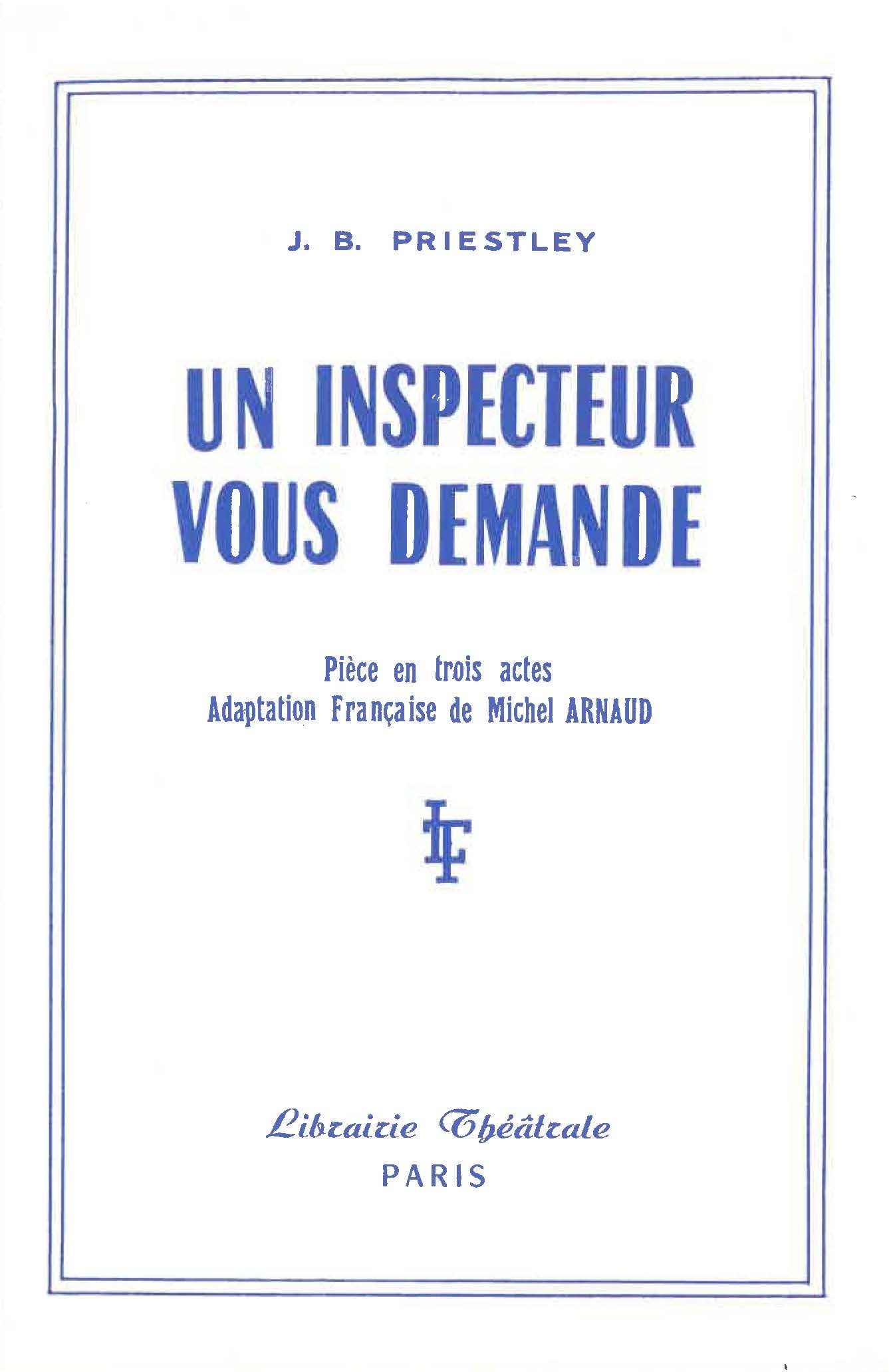 Un inspecteur vous demande