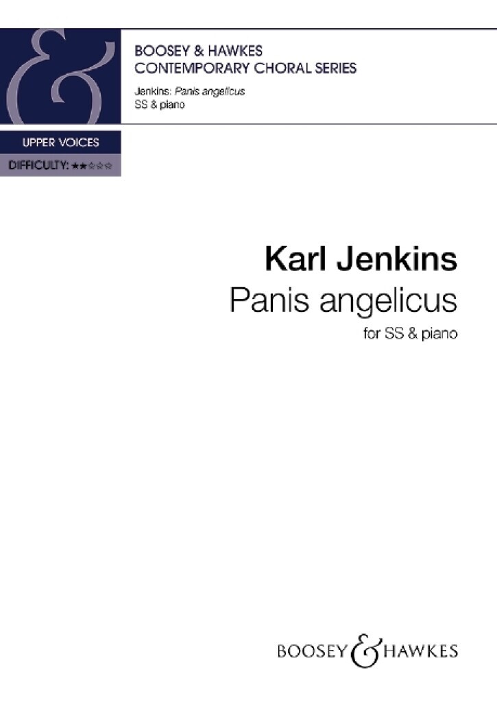 KARL JENKINS : PANIS ANGELICUS - CHOEUR D'ENFANTS ET PIANO  - (FACILE)