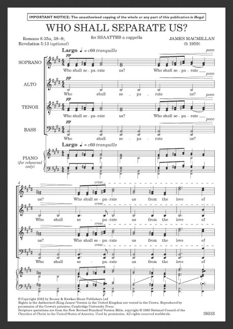 Who Shall Separate Us?