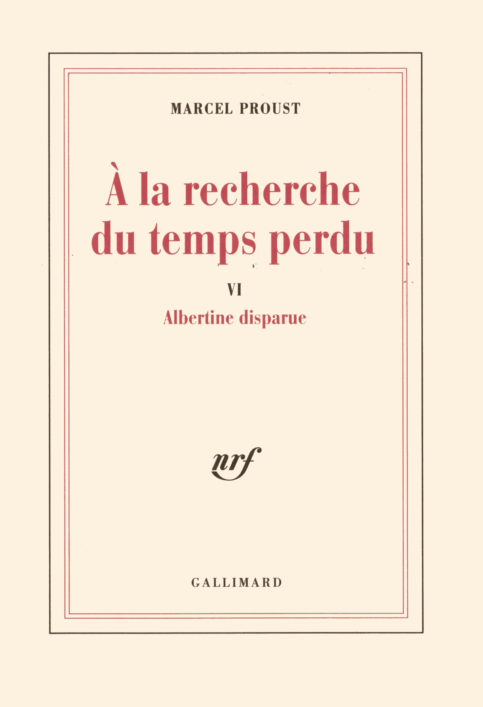 Albertine disparue