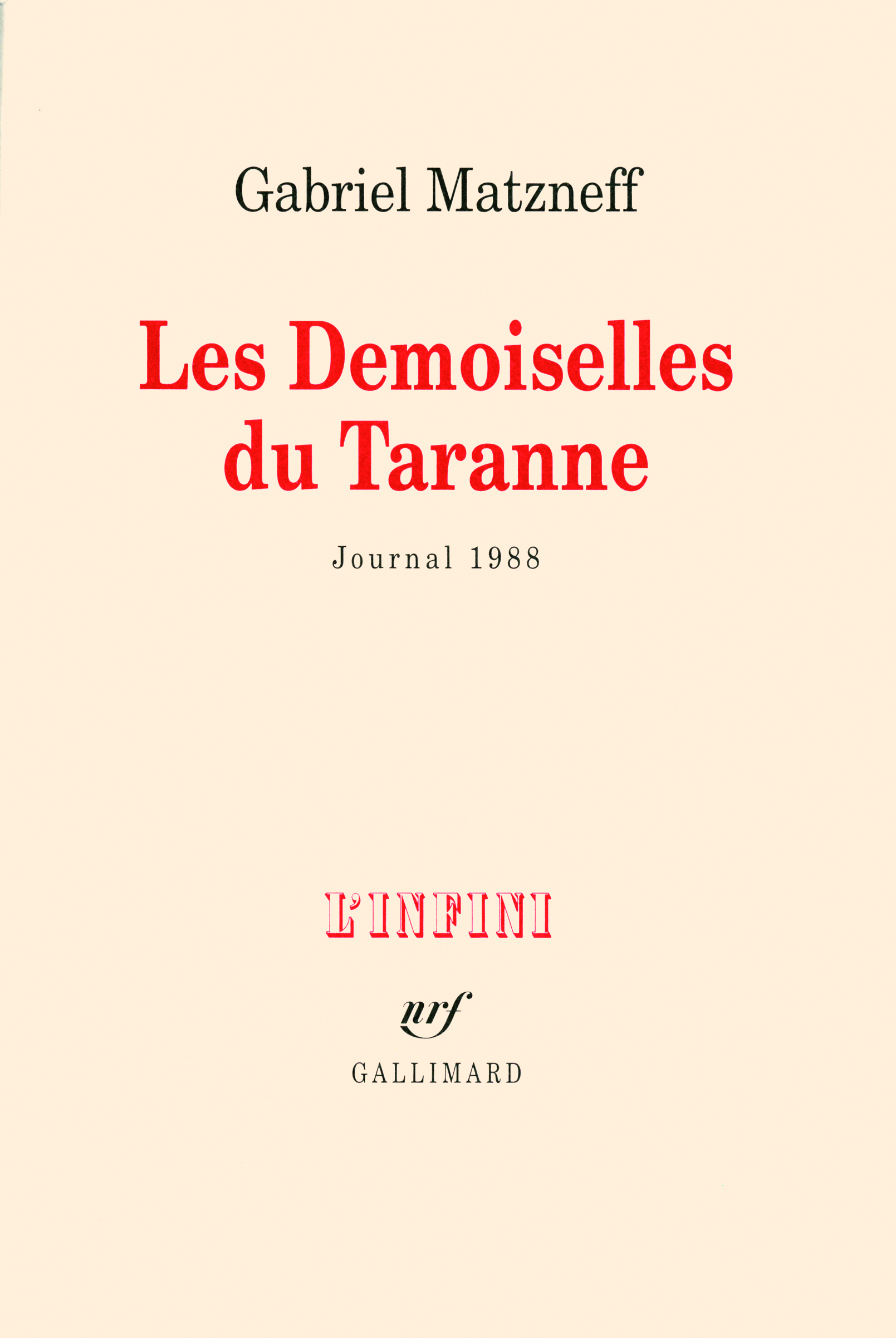 Les Demoiselles du Taranne