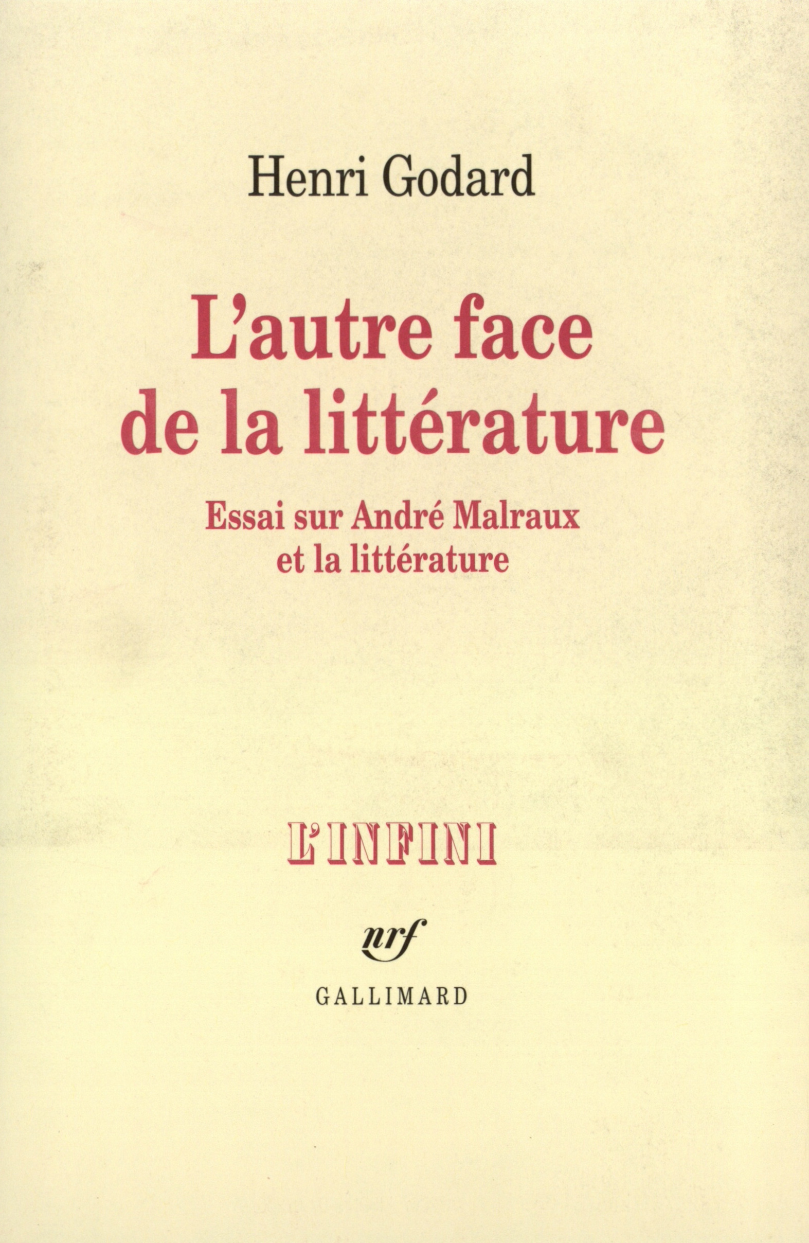 L'Autre face de la littérature