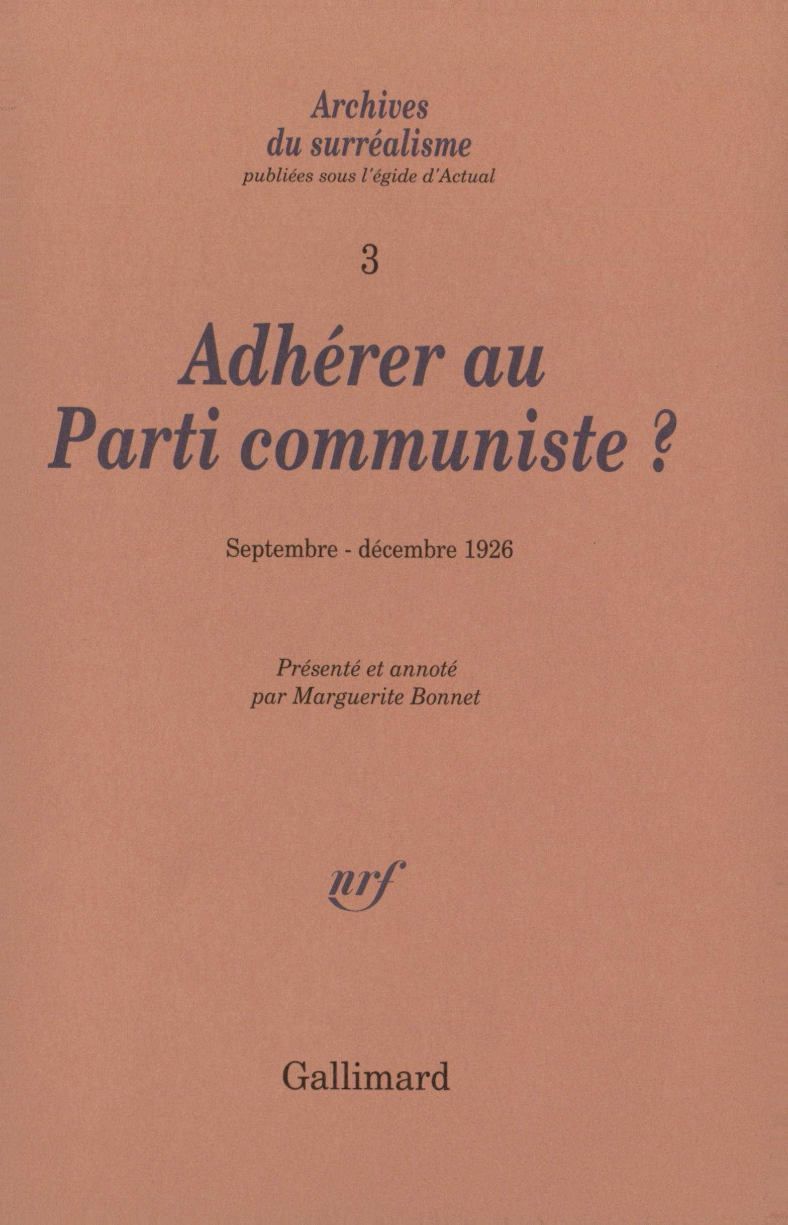 Adhérer au Parti communiste ?