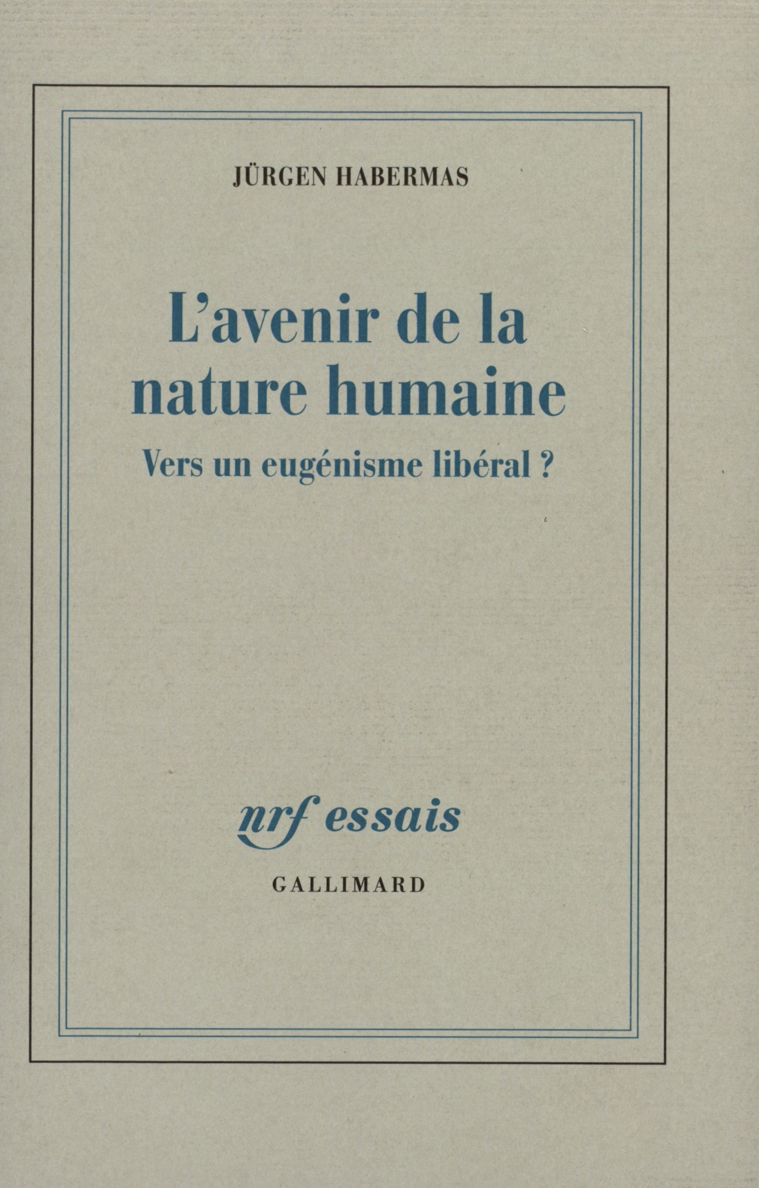 L'avenir de la nature humaine