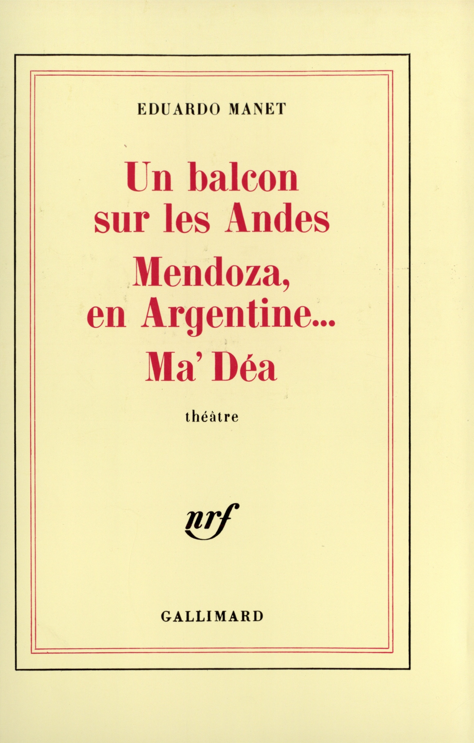 Un Balcon sur les Andes - Mendoza en Argentine... - Ma'Déa