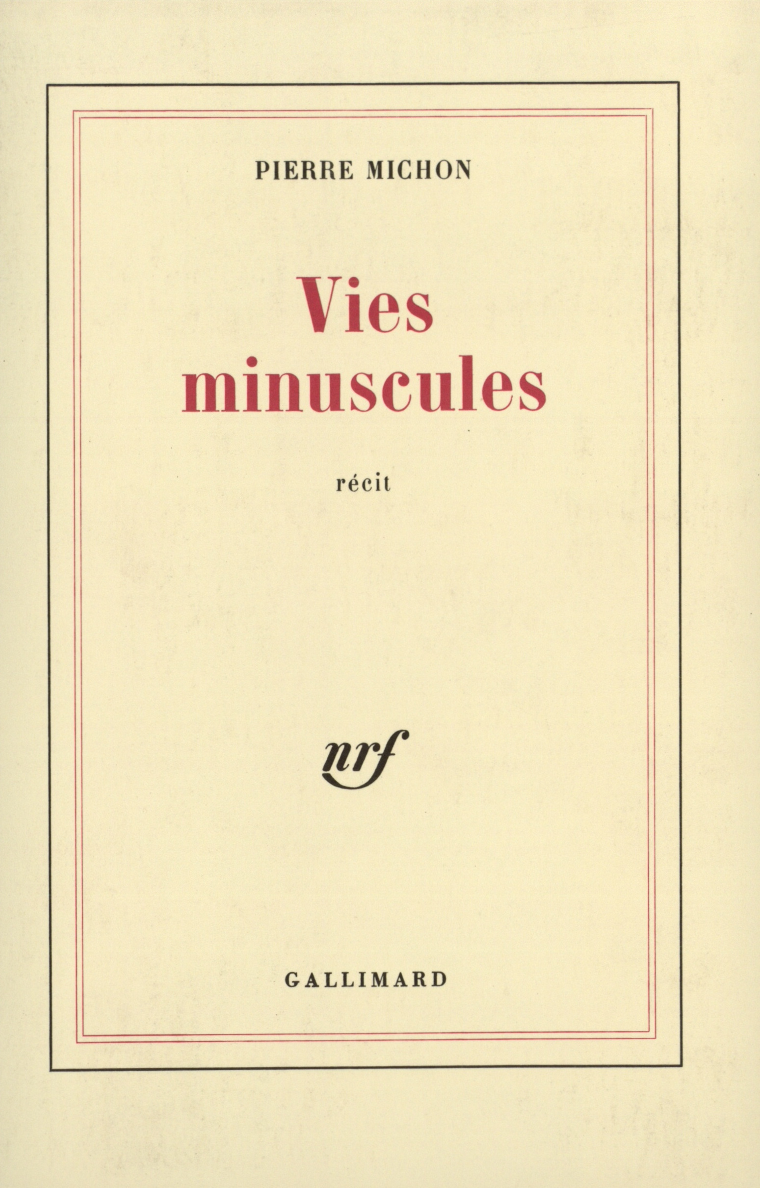 Vies minuscules