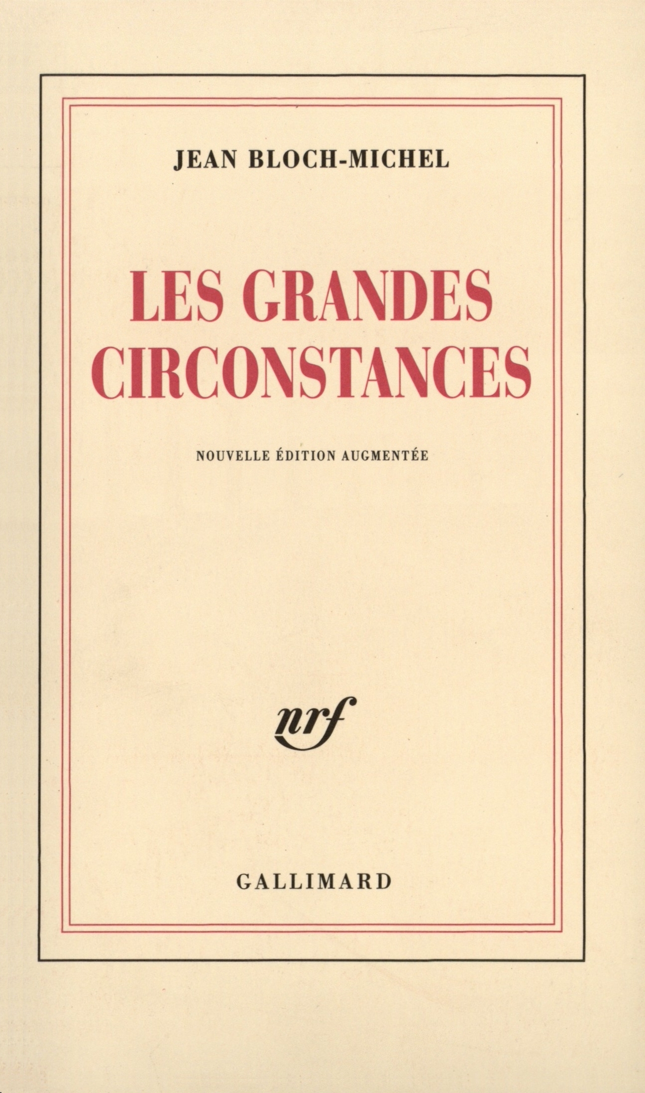 Les Grandes circonstances