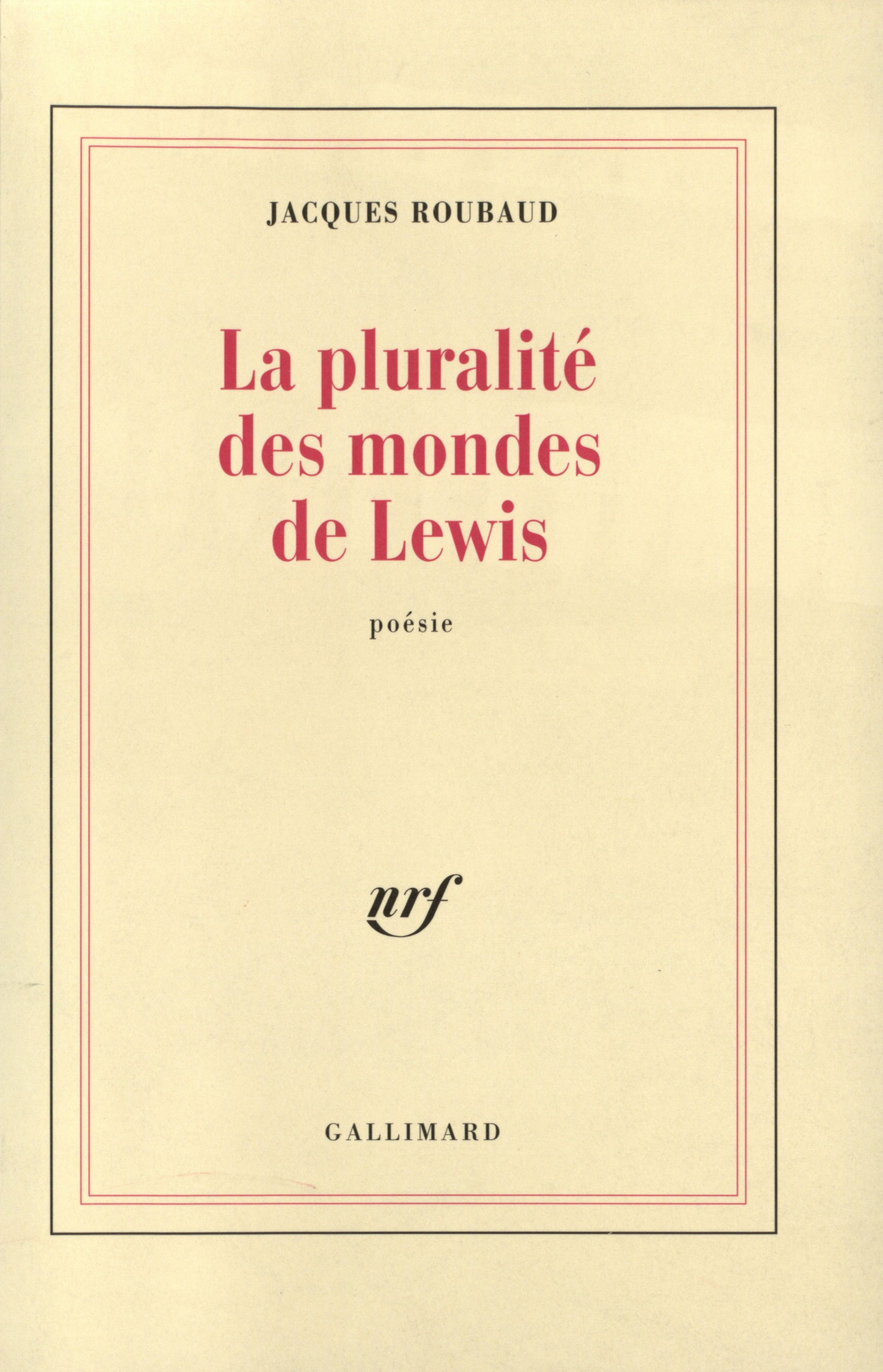 La pluralité des mondes de Lewis