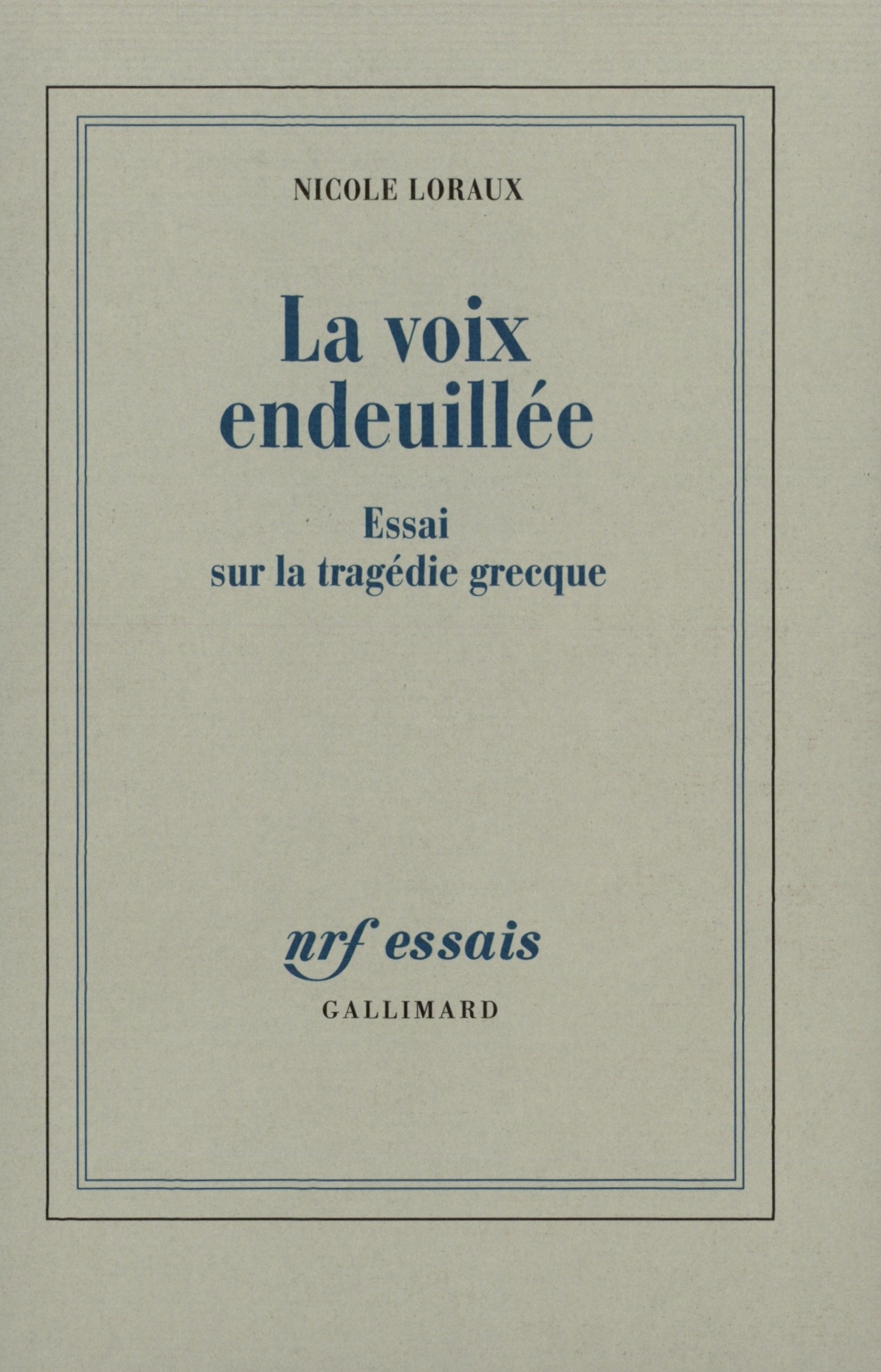La Voix endeuillée