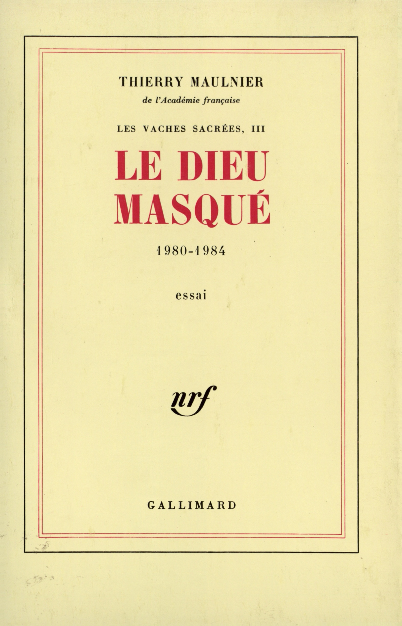 Le Dieu masqué