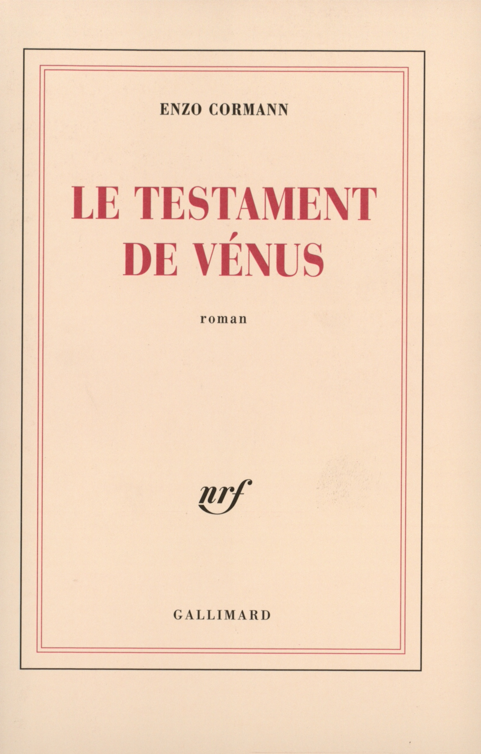 Le testament de Vénus