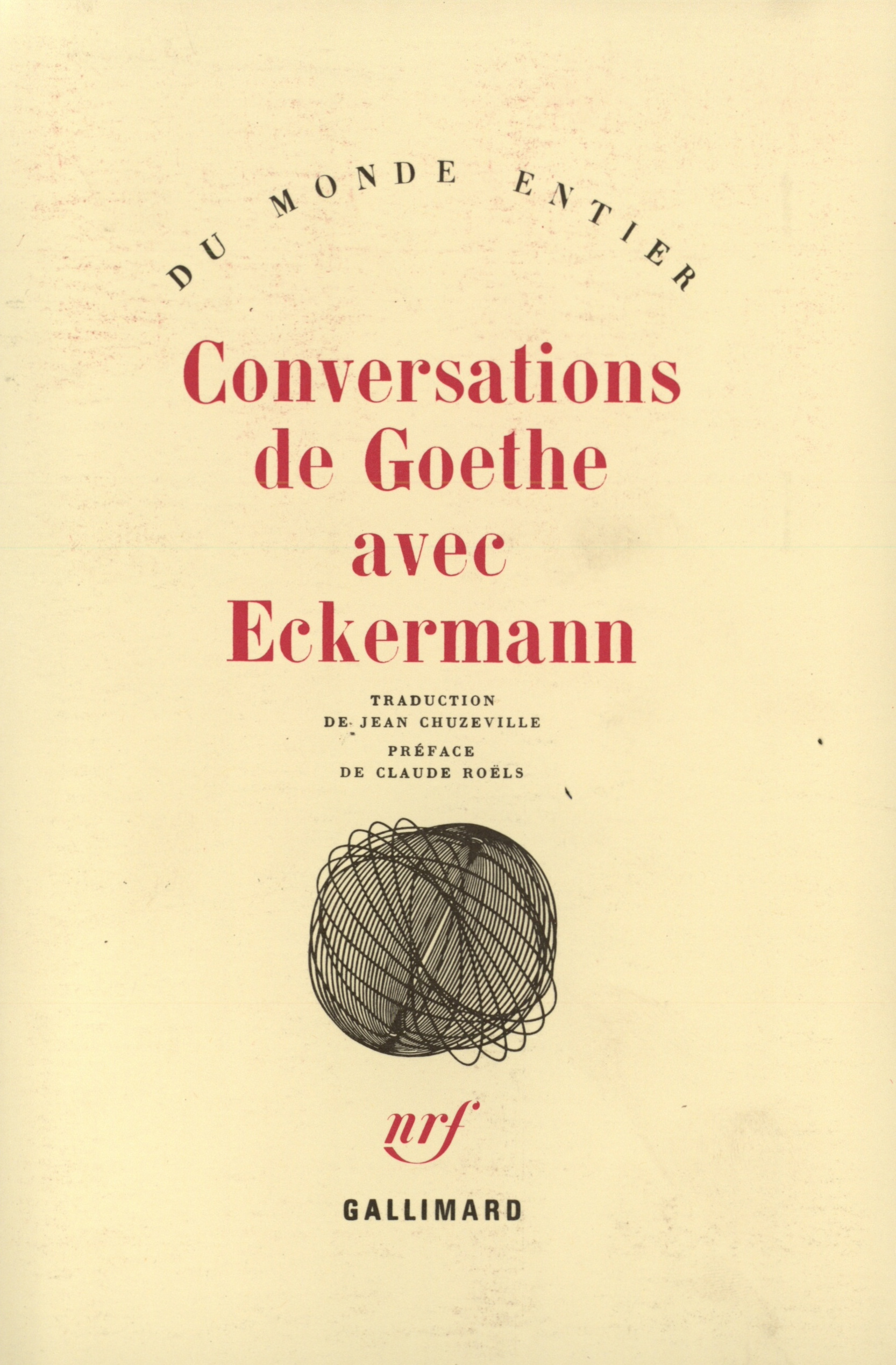 CONVERS DE GOETHE ECKERMANN